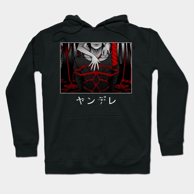 SHIBARI/KINBAKU AESTHETIC - YANDERE Hoodie by KazundeNoir